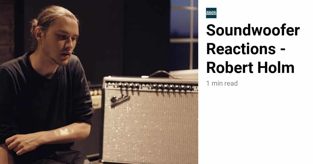 Soundwoofer Reactions – Robert Holm